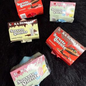 Vela Comestível Sorvete Quente 30g